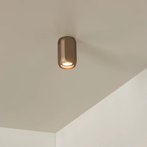 Lucide BRAGA - Plafonnière - 1xGU10 - Koffie | Premium - sfeer 1